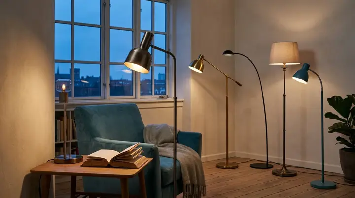 Læselampe gulv: fem valg til læsning | Gulvlampe.com